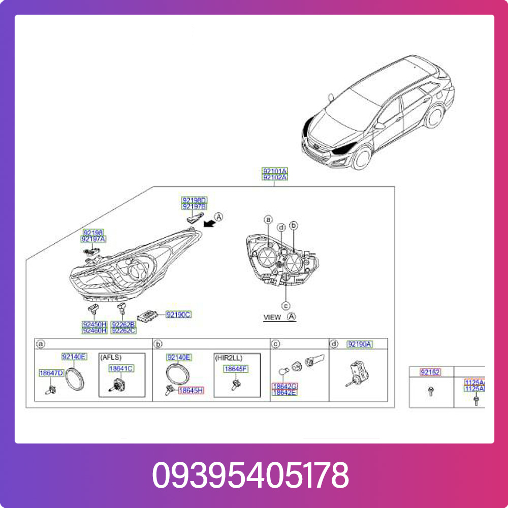 Hyundai-i40-Frotn-RH-LH-Headlamp چراغ جلو هیوندای I40