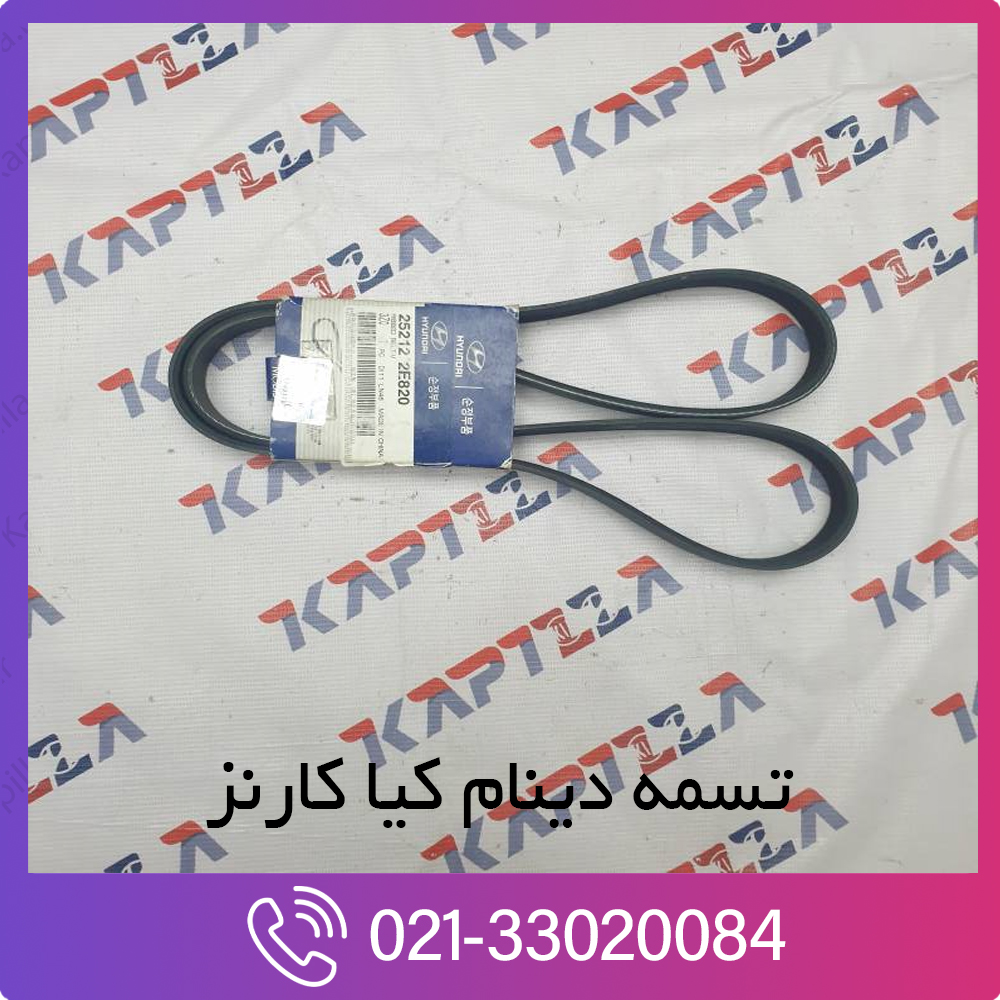 kia-carens-ribbed-v-belt-252122E820 تسمه دینام
